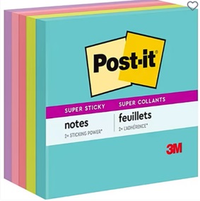 MIAMI POST-IT SELF-STICK NOTES WITH 450 NOTES